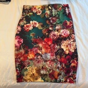 Floral Print Women's Skirt